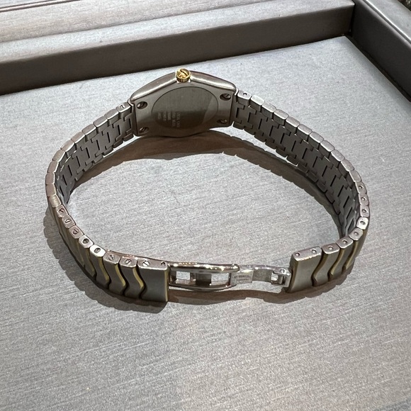 EBEL WAVE 18k Gold and Stainless Steel Mother of Pearl Diamond Dial - Picture 7 of 9